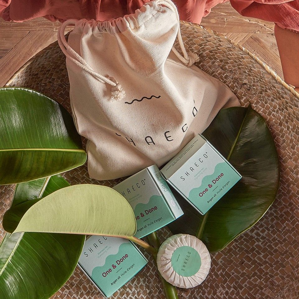 4x Shampoo Bar + Cotton Bag