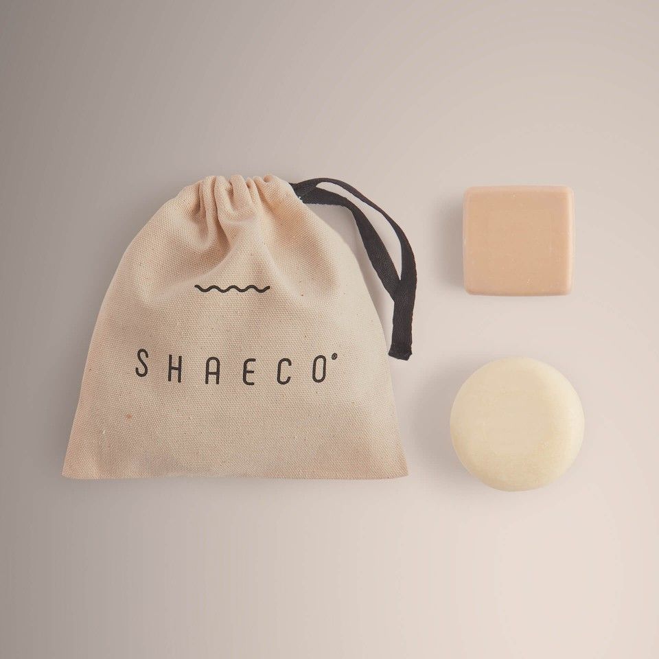 Shampoo Bar + Body Soap + Cotton Bag