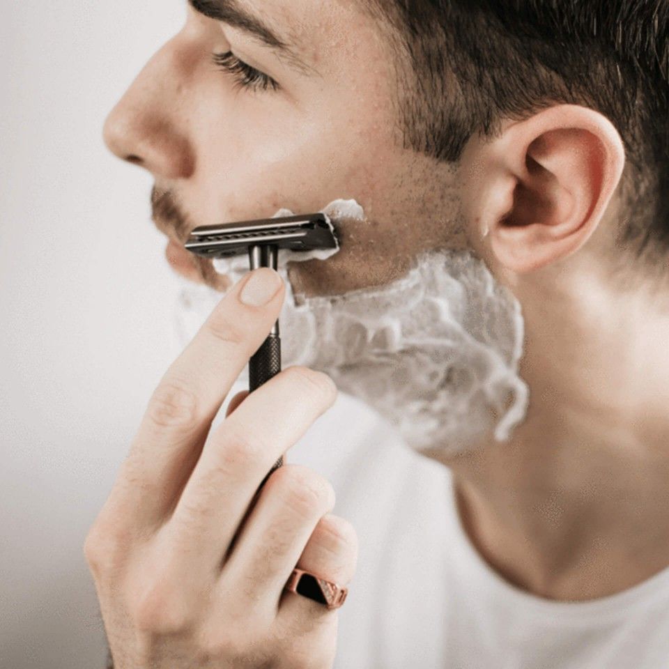 Bambaw razor and hair-remover with double edge safety razor(Black)