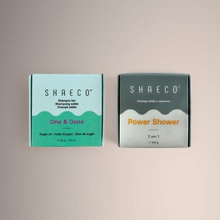 Pack 1 Shampoing Solide + 1 Shampoing Solide et Savon 2 en 1