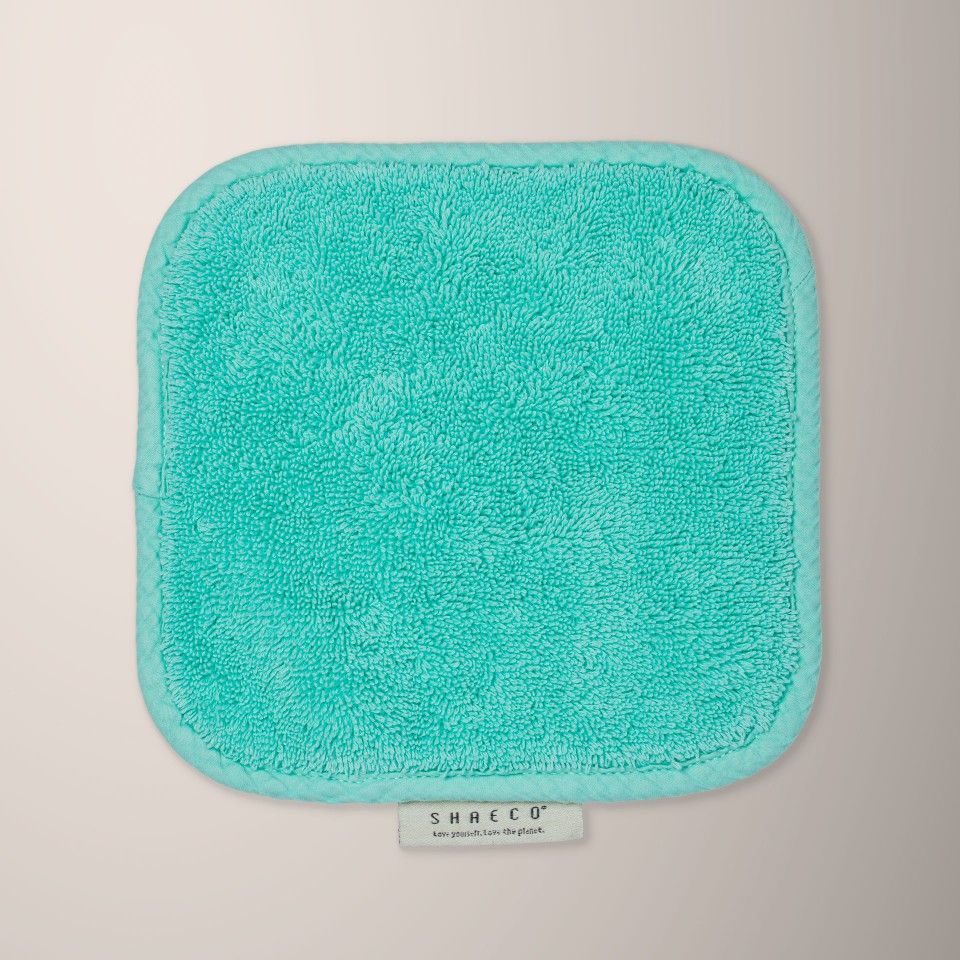 Green Face Towel 15x15 cm