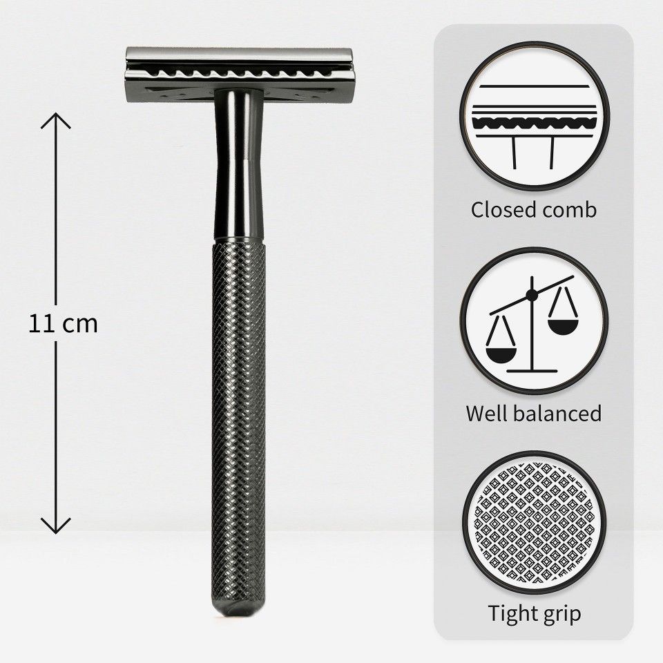 Bambaw razor and hair-remover(Black)