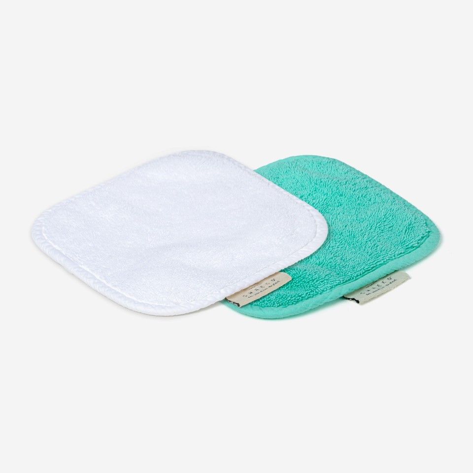 Green Face Towel 15x15 cm