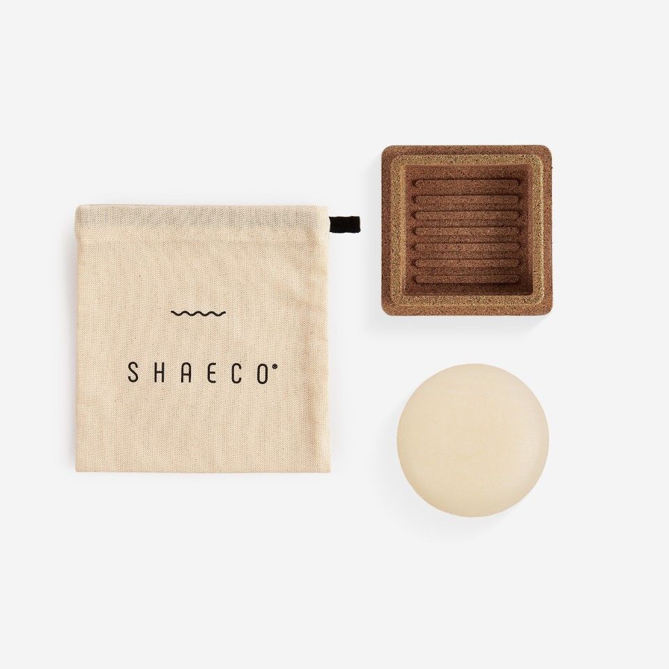 Shampoo Bar + Travel Case + Cotton Bag