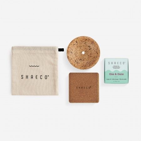 Shampoo Bar + Soap Dish + Travel Case + Cotton Bag